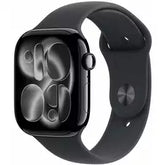 Apple Watch Series 11 GPS 46mm Jet Black Sport Band - S/M