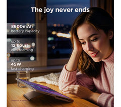 LENOVO Tab Plus 11.5" Tablet with Sleeve - 128 GB, Luna Grey