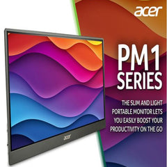ACER PM161QB1 Full HD 15.6" IPS LCD Portable Monitor - Black