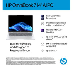 HP OmniBook 7 AI 14" Laptop - Intel® Core™ Ultra 7, 1 TB SSD, Silver