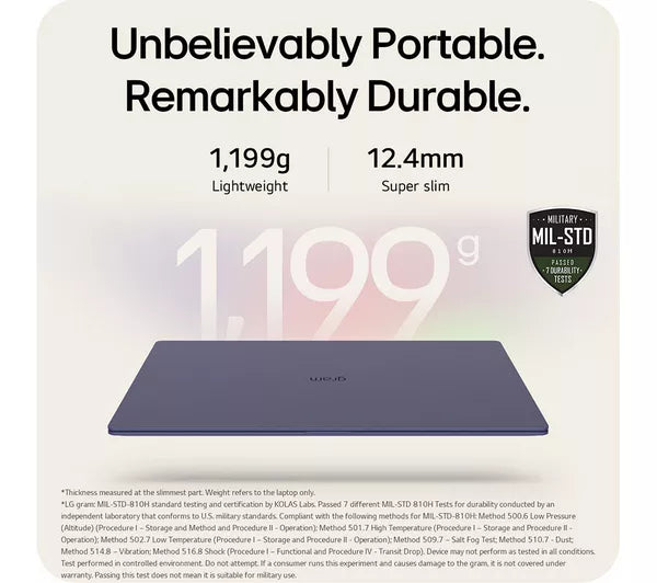 LG gram Pro 16Z90TP-K.AA78A1 16" Laptop - Intel® Core™ Ultra 7, 1 TB SSD, Black