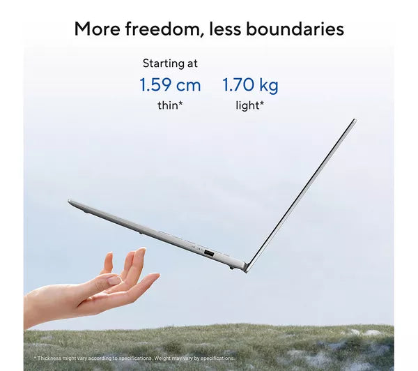 ASUS Vivobook S16 OLED S3607CA 16" Laptop, PC - Intel® Core™ Ultra 5, 1 TB SSD, Silver