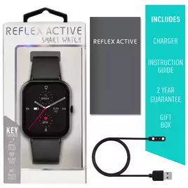 Reflex Active Nexus Series 23 Black Strap Smart Watch