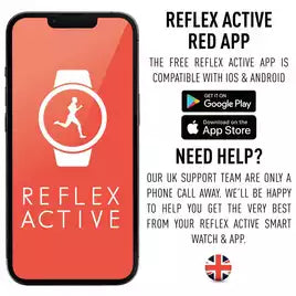 Reflex Active Nexus Series 23 Black Strap Smart Watch
