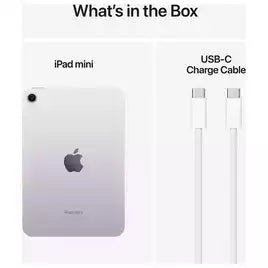 Apple iPad mini 2024 8.3 Inch Wi-Fi 128GB - Purple