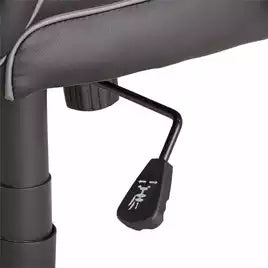 Argos Home Faux Leather Mid Back Gaming Chair - Black
