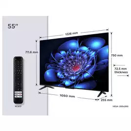 TCL 55 Inch 55P6K Smart 4K UHD HDR DLED TV