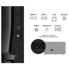 TCL 55 Inch 55P6K Smart 4K UHD HDR DLED TV