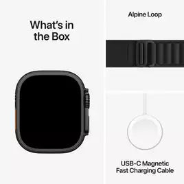 Apple Watch Ultra 3 GPS+Cell 49mm Black Alpine Loop - M