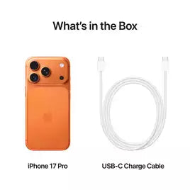 SIM Free iPhone 17 Pro 5G 256GB AI Phone - Cosmic Orange