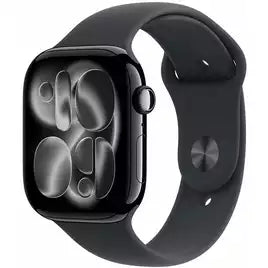 Apple Watch Series 11 GPS 46mm Jet Black Sport Band - S/M