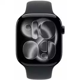 Apple Watch Series 11 GPS 46mm Jet Black Sport Band - S/M