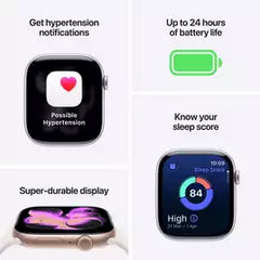 Apple Watch Series 11 GPS 46mm Jet Black Sport Band - S/M