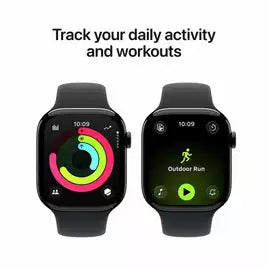 Apple Watch Series 11 GPS 46mm Jet Black Sport Band - S/M