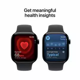 Apple Watch Series 11 GPS 46mm Jet Black Sport Band - S/M
