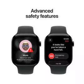 Apple Watch Series 11 GPS 46mm Jet Black Sport Band - S/M