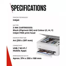 Canon PIXMA TS4150i 3-in-1 Wireless Inkjet Printer