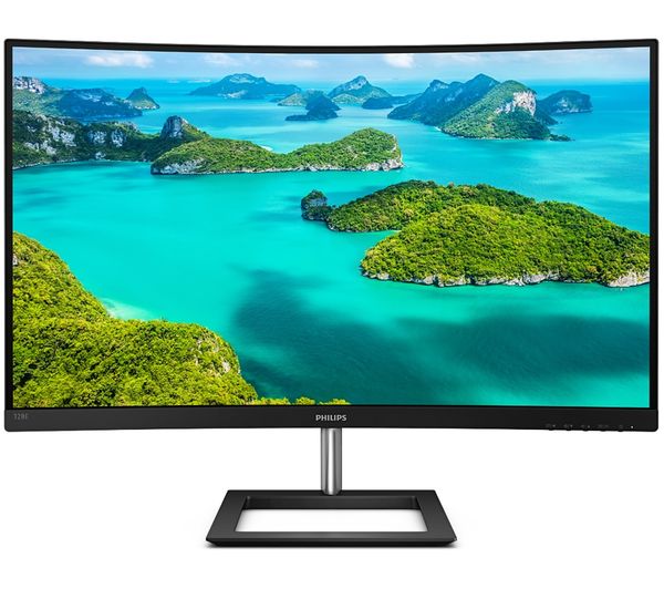PHILIPS 328E1CA 4K Ultra HD 31.5" Curved LED Monitor - Black