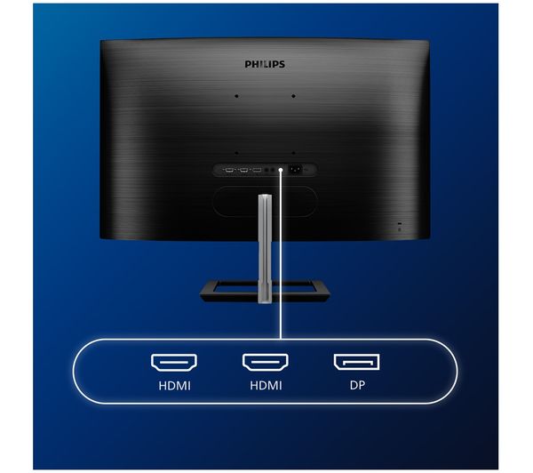 PHILIPS 328E1CA 4K Ultra HD 31.5" Curved LED Monitor - Black