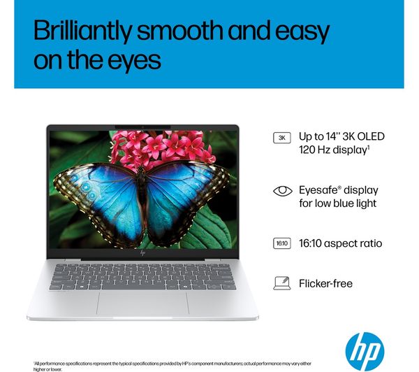 HP OmniBook 7 AI 14" Laptop - Intel® Core™ Ultra 7, 1 TB SSD, Silver
