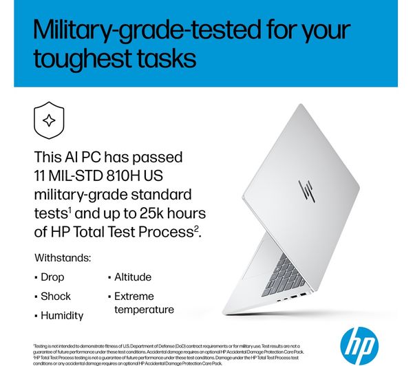 HP OmniBook 7 AI 14" Laptop - Intel® Core™ Ultra 7, 1 TB SSD, Silver