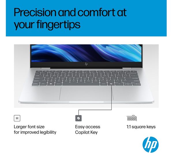 HP OmniBook 7 AI 14" Laptop - Intel® Core™ Ultra 7, 1 TB SSD, Silver