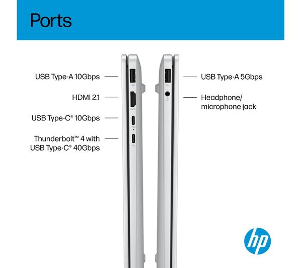 HP OmniBook 7 AI 14" Laptop - Intel® Core™ Ultra 7, 1 TB SSD, Silver