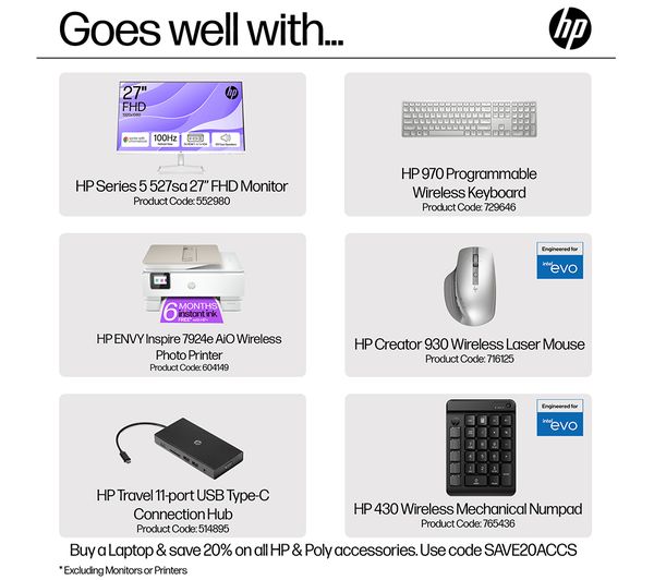 HP OmniBook 5 16" Laptop - Intel® Core™ i7, 512 GB SSD, Silver