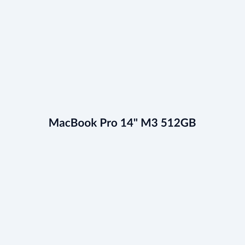 MacBook Pro 14" M3 512GB