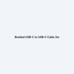Braided USB-C to USB-C Cable 2m